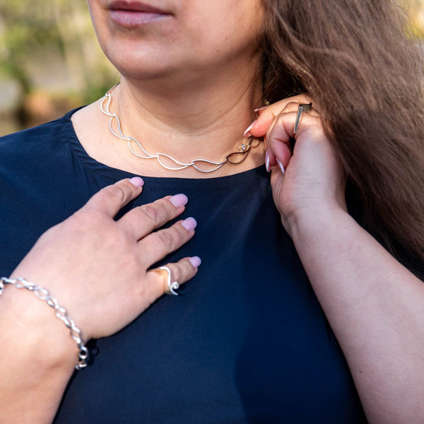 Y'll never know... - hopea collier - cubic zirconia