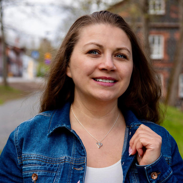 Sydän - hopea riipus - cubic zirconia