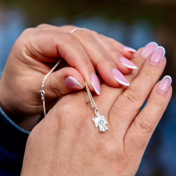 Valontuoja - hopea riipus - cubic zirconia