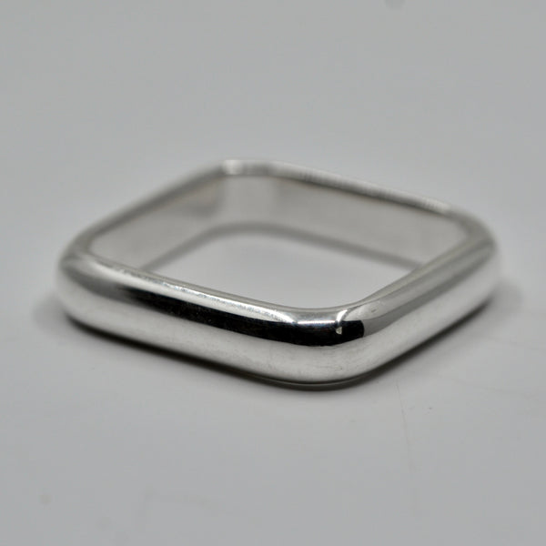 Square - hopea sormus