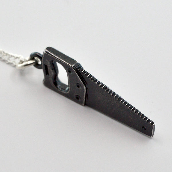 Saha - hopea riipus - oksidoitu