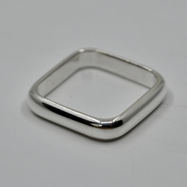 Square - hopea sormus