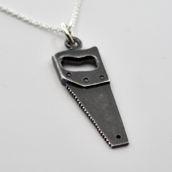 Saha - hopea riipus - oksidoitu