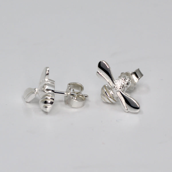 Pörriäinen - hopea korvakorut