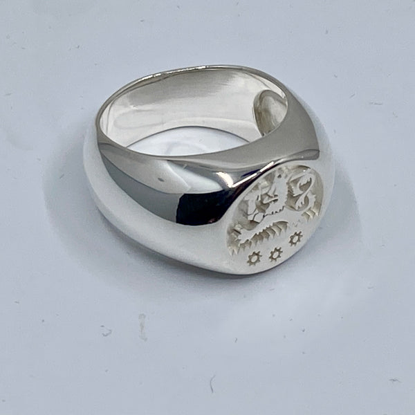 Sassi sukuyhdistys - hopea sormus