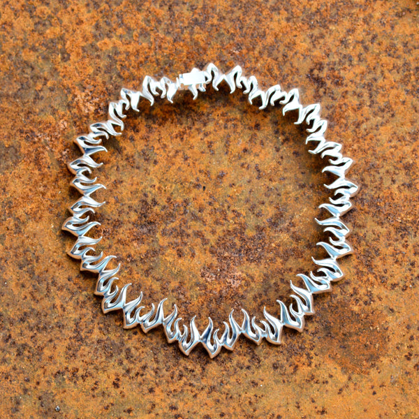 Tuli - hopea collier