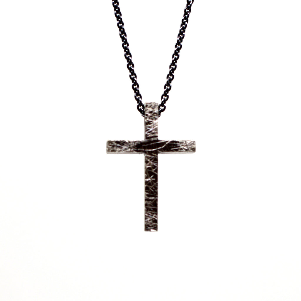 Rock - hopea risti - keskikokoinen - oksidoitu