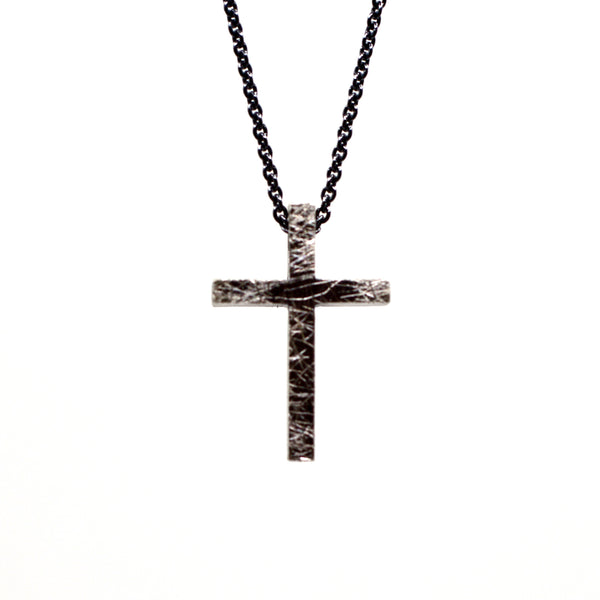 Rock - hopea risti - keskikokoinen - oksidoitu