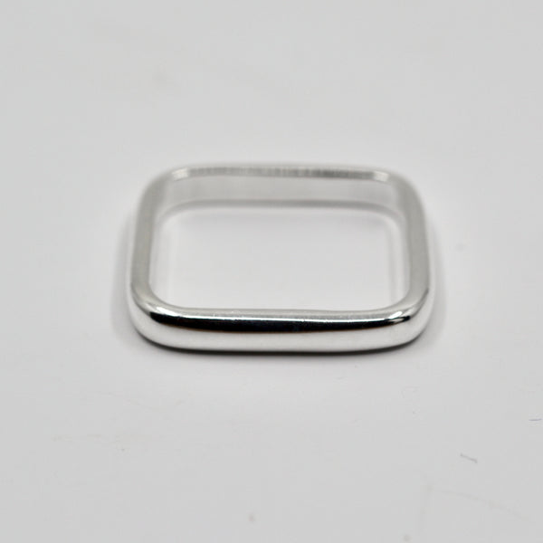 Square - hopea sormus