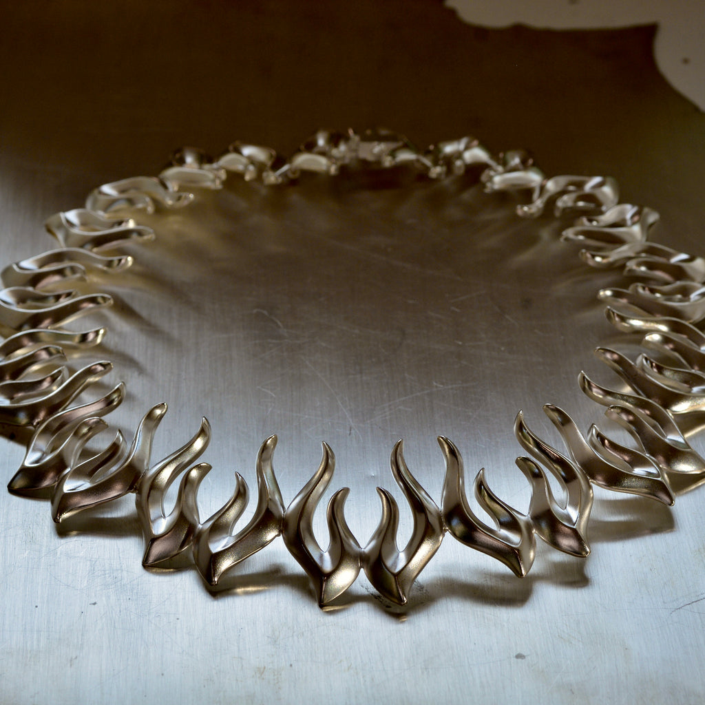 Tuli - hopea collier - isompi