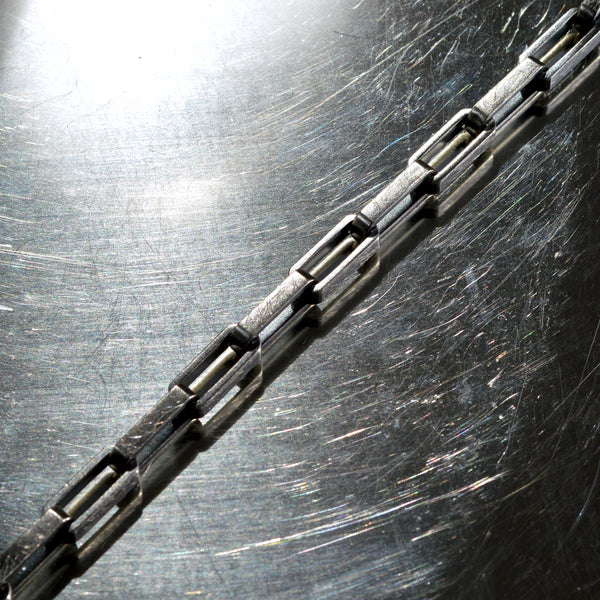 Rock - hopea rannekoru - oksidoitu