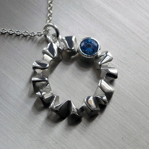 Blue Moment, Sininen Hetki, riipus, kaulakoru, pendant, Sassi Design