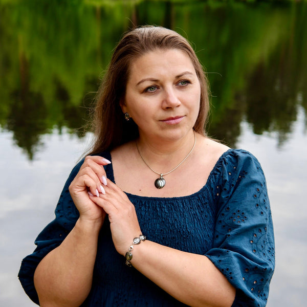 Elämän Liekki - hopea riipus - oksidoitu - käsintehty