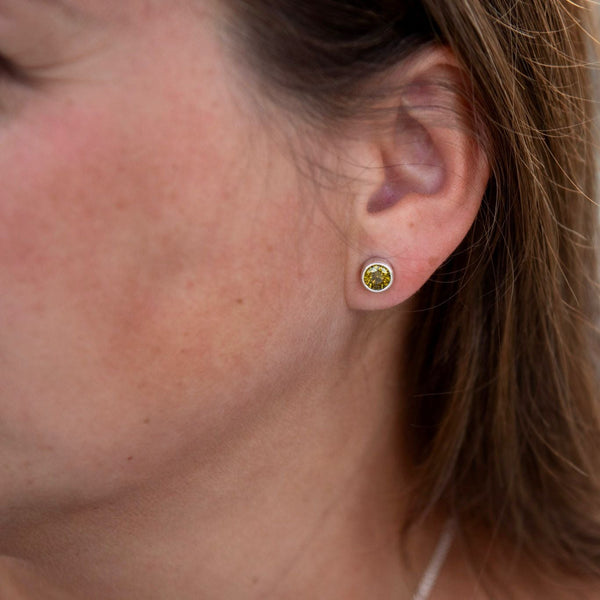 Loiste - hopea korvakorut - cubic zirconia