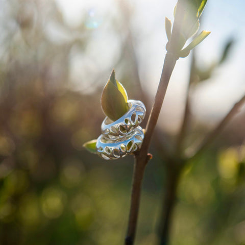 Unelmia - hopea korvakorut