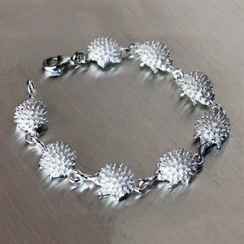Hedgehog, Siili, rannekoru, bracelet, Sassi Design